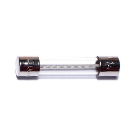 Midwest Fastener Glass Fuse, MDL Series, Time-Delay, 1A, 250V AC, 5 PK 67265
